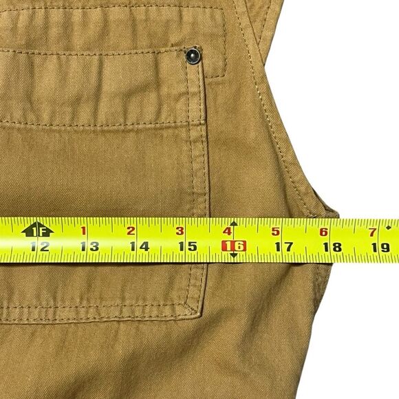 Free People Utility Romper Parachute Brief Short Jumpsuit Taupe Boho Casual XS - Picture 5 of 10